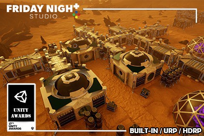 Futuristic Mars Colony Base – Modular Sci-Fi Environment
