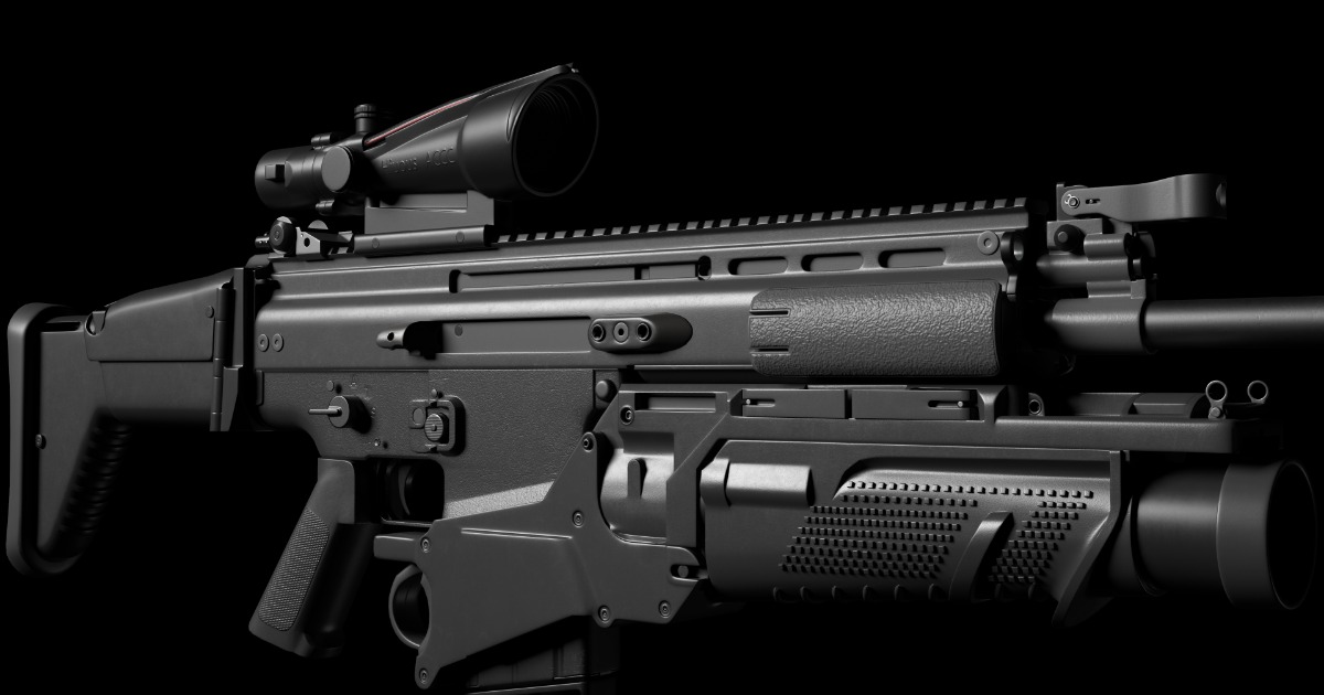Scorpion HHS Assault Rifle (Customize ) | 3D 총기 | Unity Asset Store