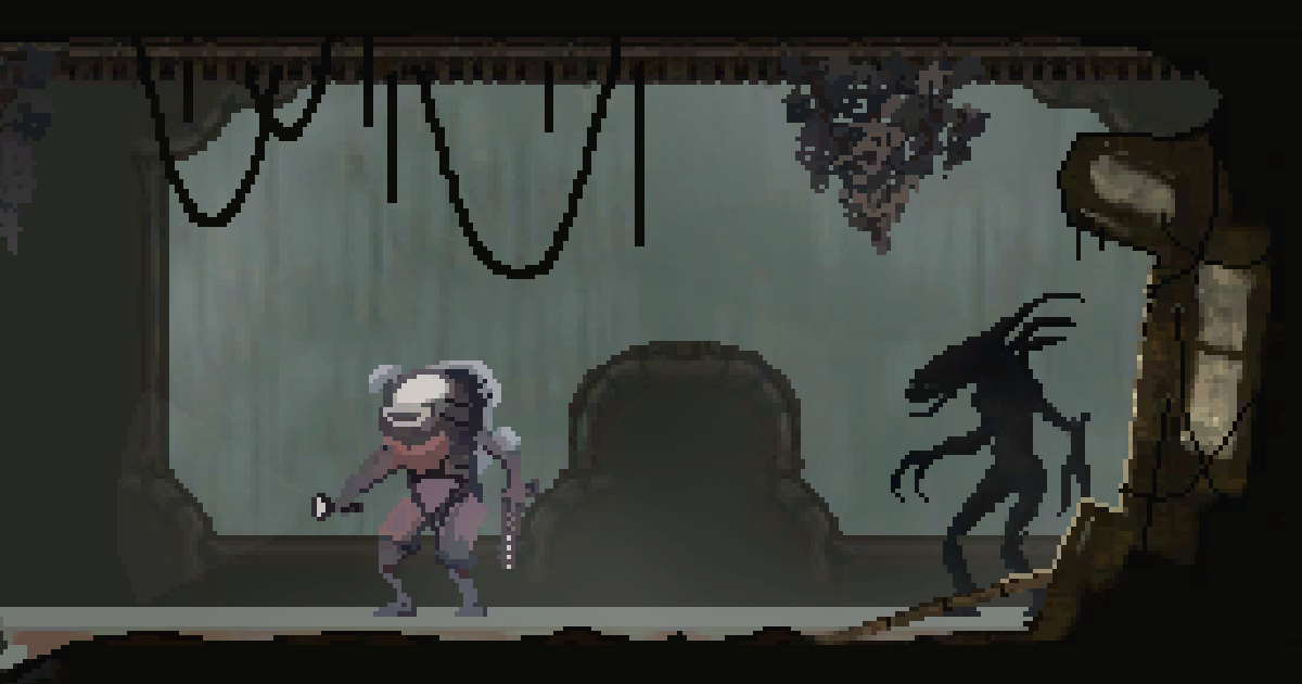 Pixel Art Dark Sci Fi Platformer | 2D Environments | Unity Asset Store