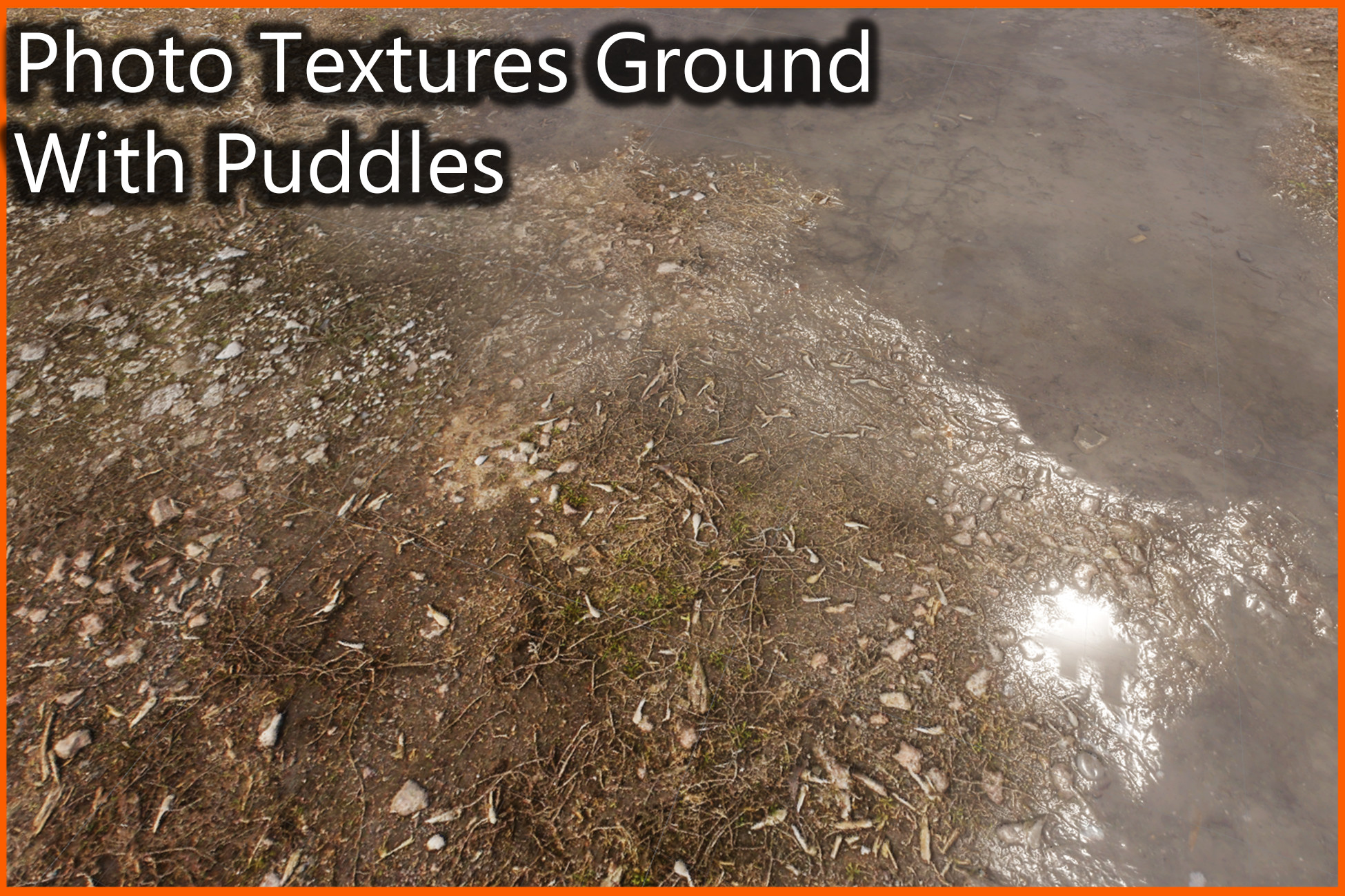 Photo Textures Ground With Puddles | 2D Floors | Unity Asset Store