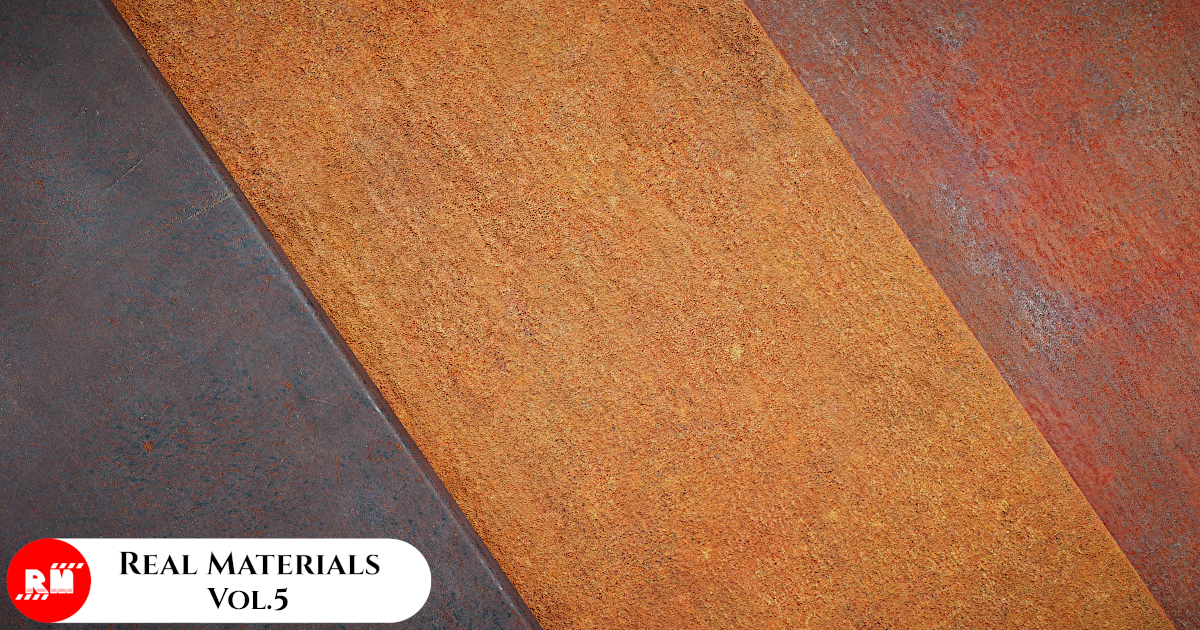 Real Materials vol.5 - Paint and Rust | 2D Textures & Materials | Unity ...