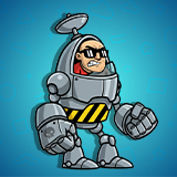 Iron Mobster 2D Animated Character