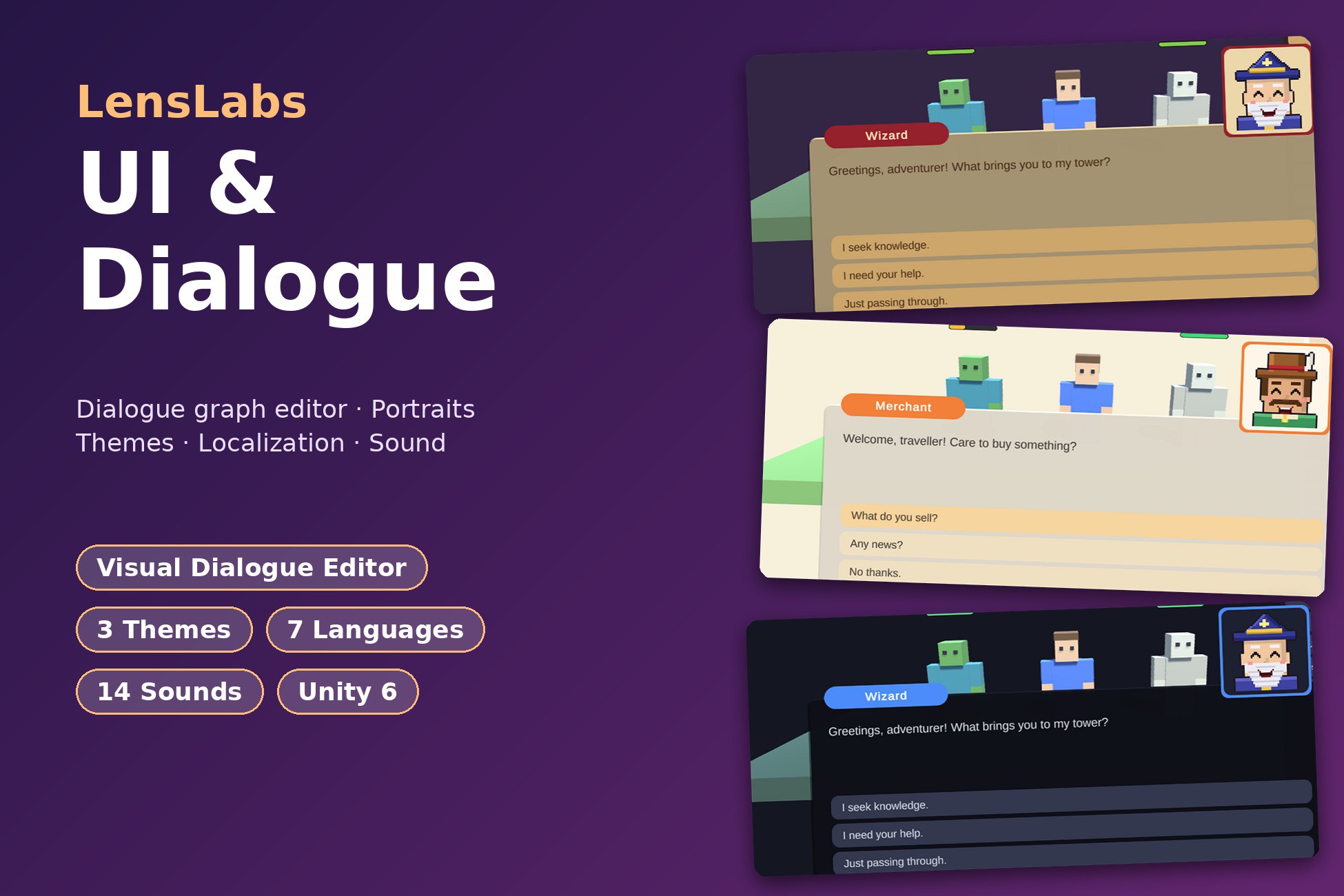 LensLabs UI & Dialogue