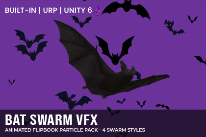 Bat Swarm Particles VFX 2026