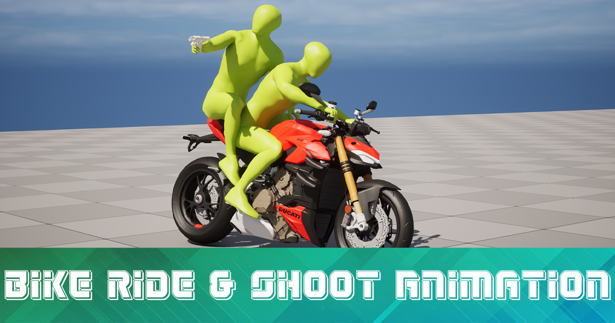 Bike Ride & Shoot Animation | 3D Animations | Unity Asset Store