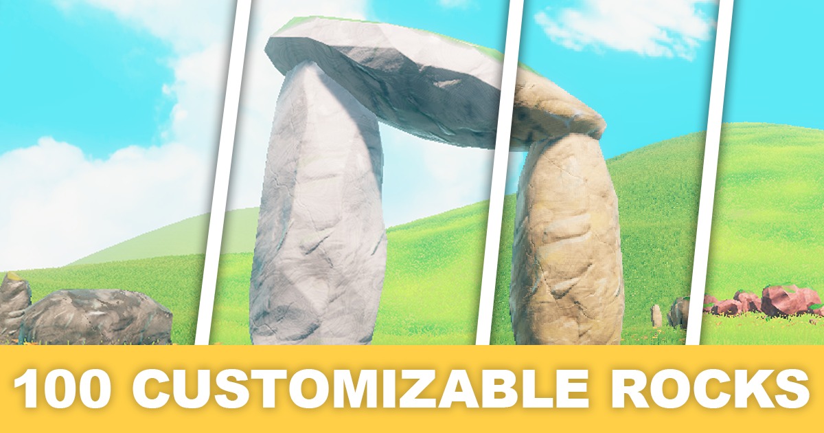 Customizable Rocks | 3D 环境 | Unity Asset Store