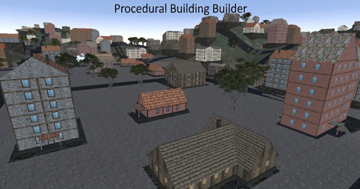 Unity 3d Building System Procedural Building Builder | Level Design | Unity Asset Store