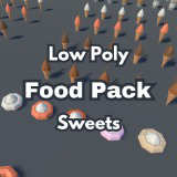 Food Pack - Low Poly Sweets
