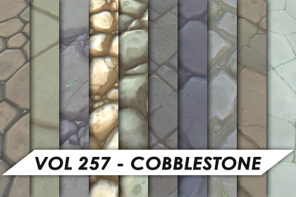 Stylized Textures - Vol 257 - Cobblestone