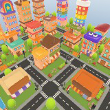 Cozy City - Chibi Stylized City Buildings 01
