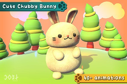 Cute Chubby Bunny