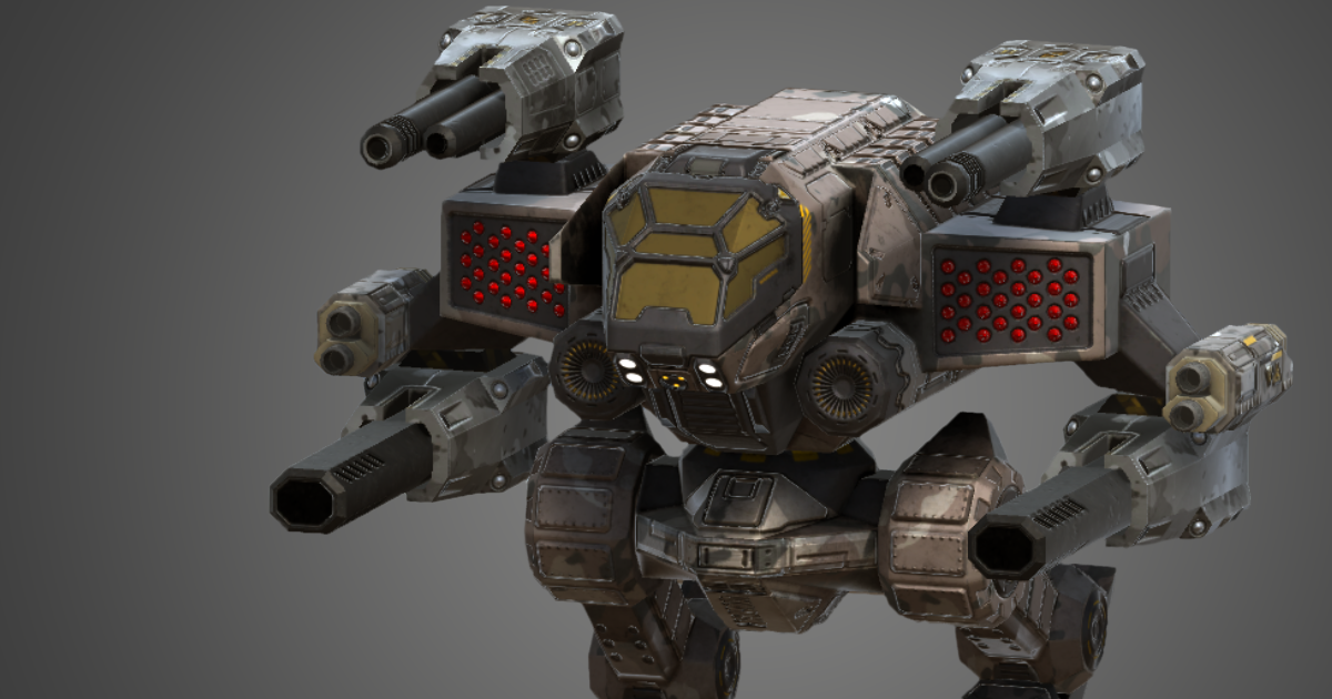 Mech Unity Wars Spectre - Battle Mech | 3D Robots | Unity Asset Store