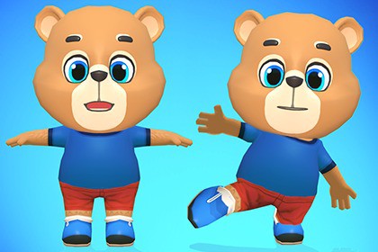 Bear Brown Animated