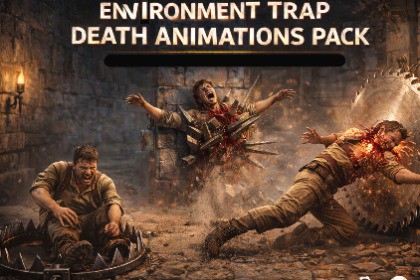 Environment Trap Death Animations Pack