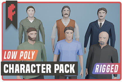 Low Poly Character Pack Rigged