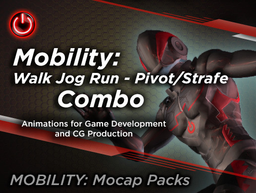 Strafe Walk Animation Example MOBILITY: Walk Jog Run - Pivot/Strafe Combo Animations | 3D Animations ...