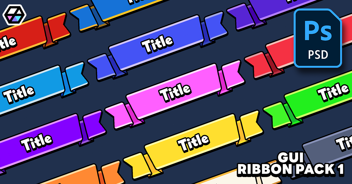 Unity Vfx Ribbon GUI - Ribbon Pack 1 | 2D GUI | Unity Asset Store