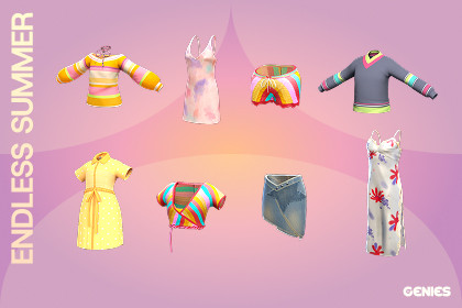 Endless Summer Set - Genies Avatar Clothing Pack