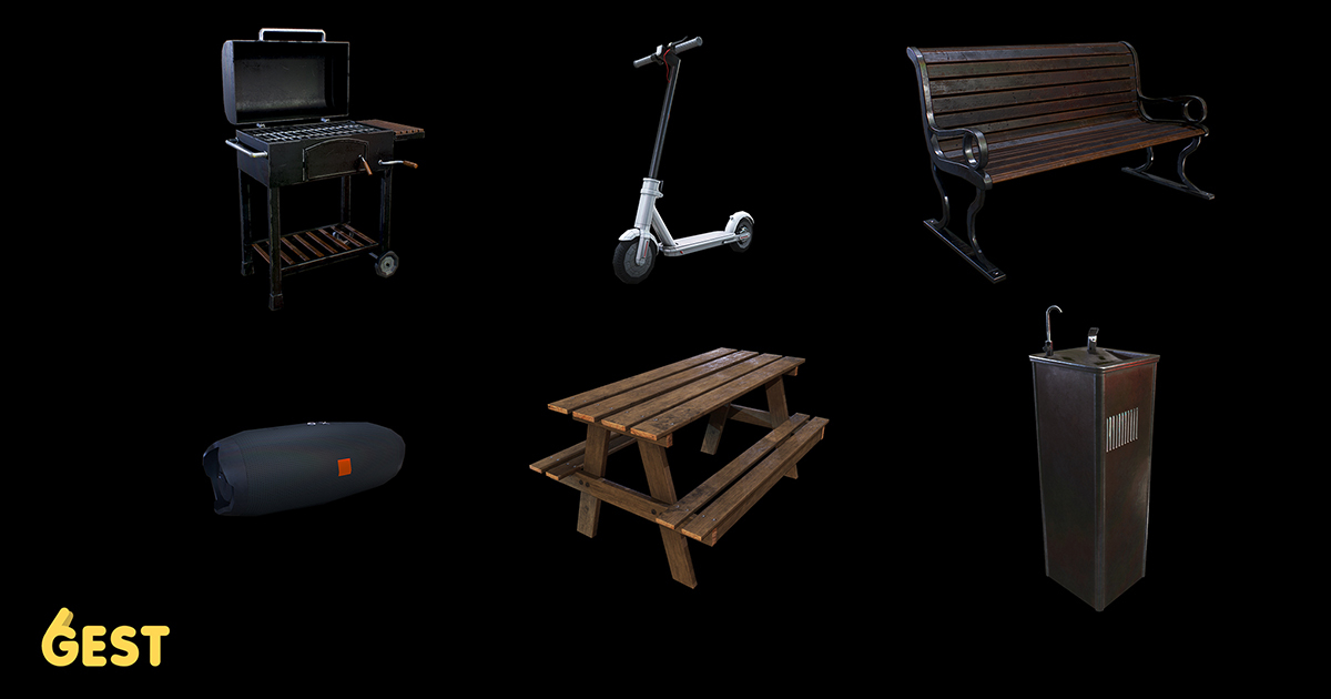 Biggest Props Pack // Gest | 3D Exterior | Unity Asset Store