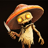 Stylized Mushroom Character Pack – Rigged Game Ready Fantasy Characters