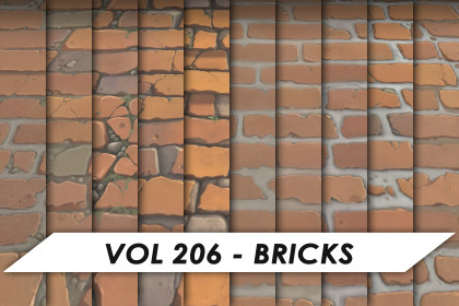 Stylized Textures - Vol 206 - Bricks