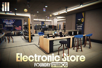 Electronic Store 3d Environment