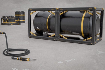 Frontier - Sci-Fi Fuel Storage & Supply