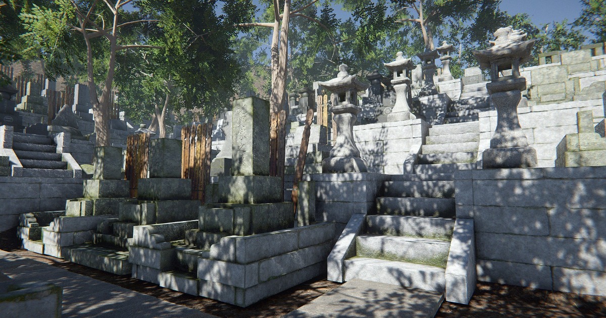 Japanese Cemetery | 3D Environments | Unity Asset Store