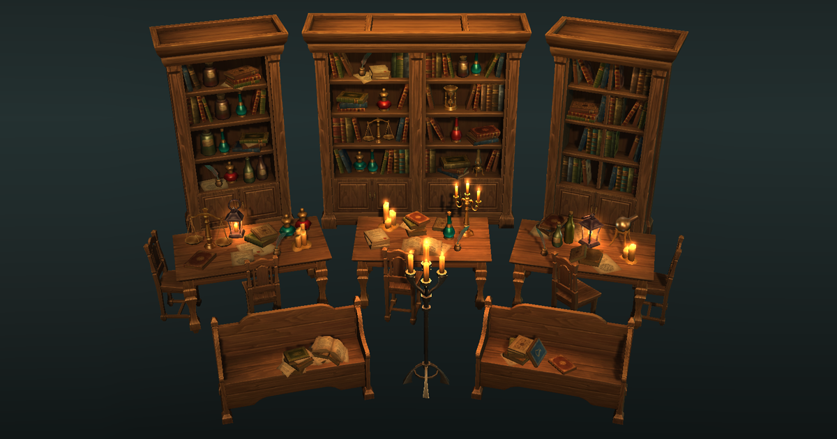 Alchemy Lab Props | 3D Furniture | Unity Asset Store