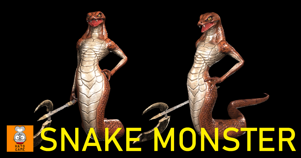 01_Monster: Snake | 3D 動物 | Unity Asset Store