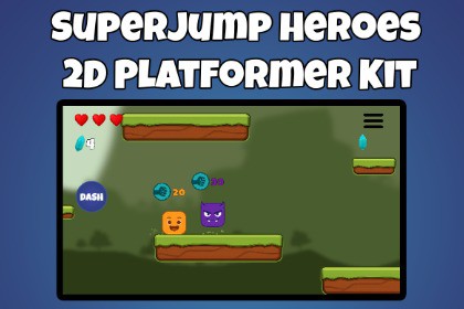 SuperJump Heroes – 2D Platformer Kit