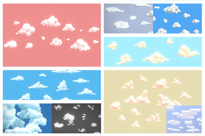 Stylized Clouds Collection