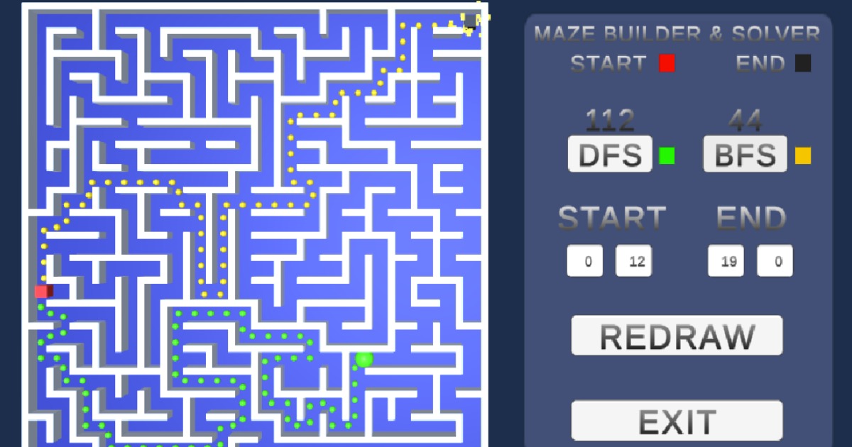 maze generator and solver in python - massimo... maze generator & AI solver agents | Behavior AI | Unity Asset Store