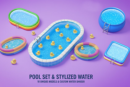Pool Set & Stylized Water Shader