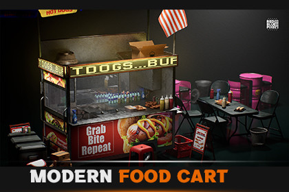 Modern Food Cart