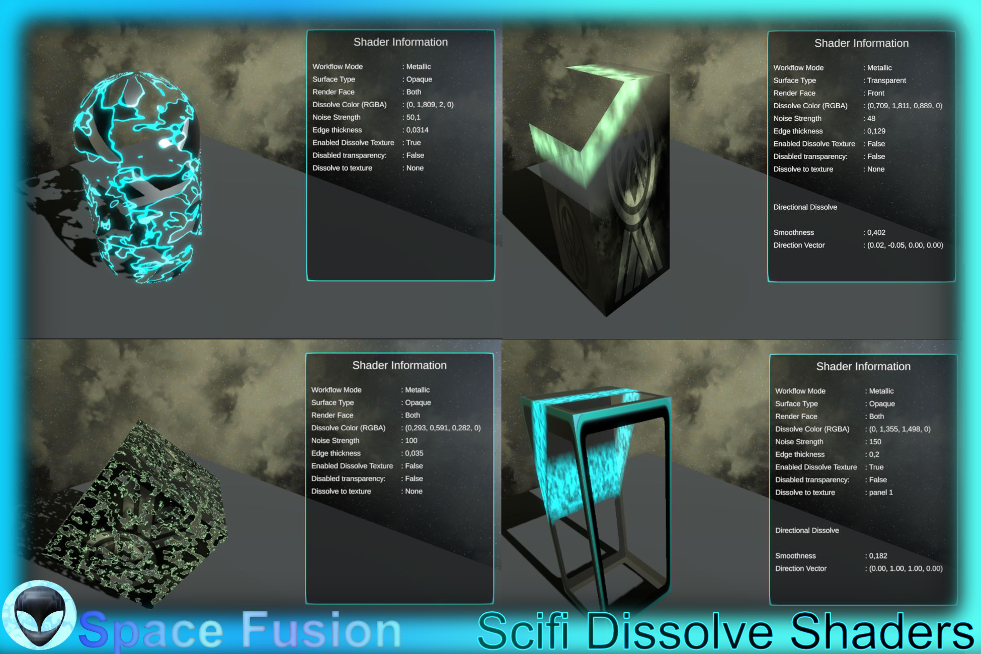 Scifi Dissolve Shader | VFX Shaders | Unity Asset Store