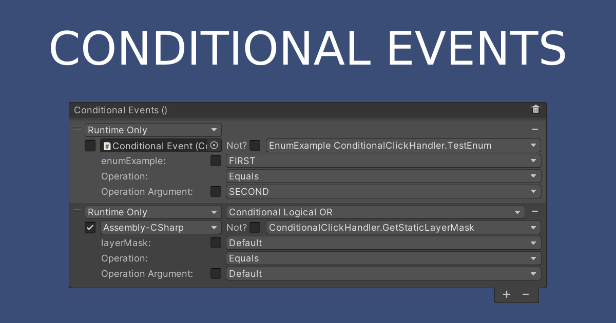 Conditional While Loop Unity Conditional Events | Utilities Tools | Unity Asset Store