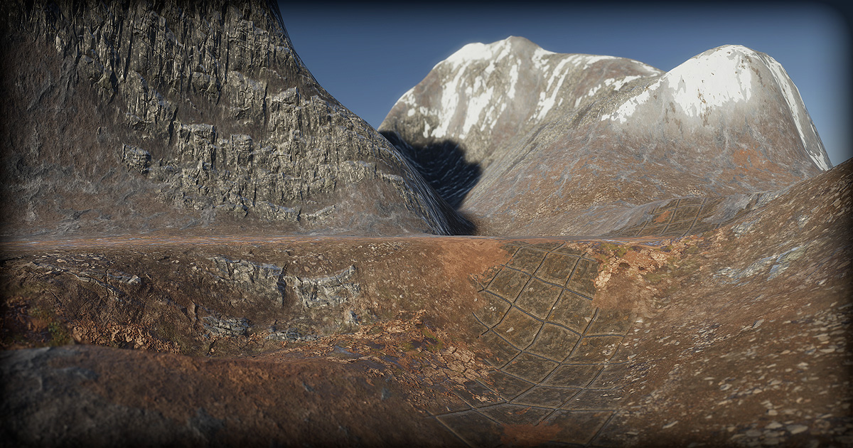 Ground Terrain Materials - FPS, Fantasy, RPG, Textures - UPR, HDRP ...