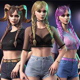 Streetwear Girl 3 - Casual Wear Girls Pack 1