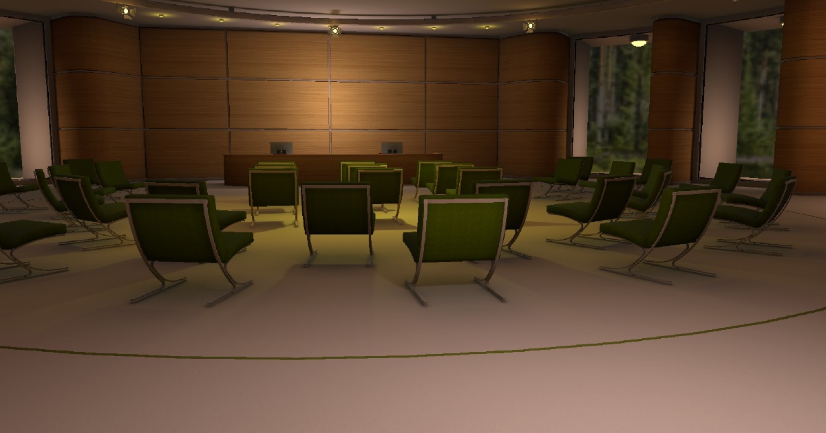 Circular Conference Room 03 | 3D 环境 | Unity Asset Store