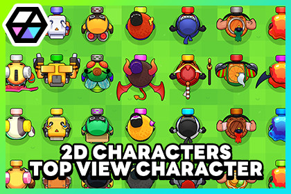 2D Characters - Top View Character