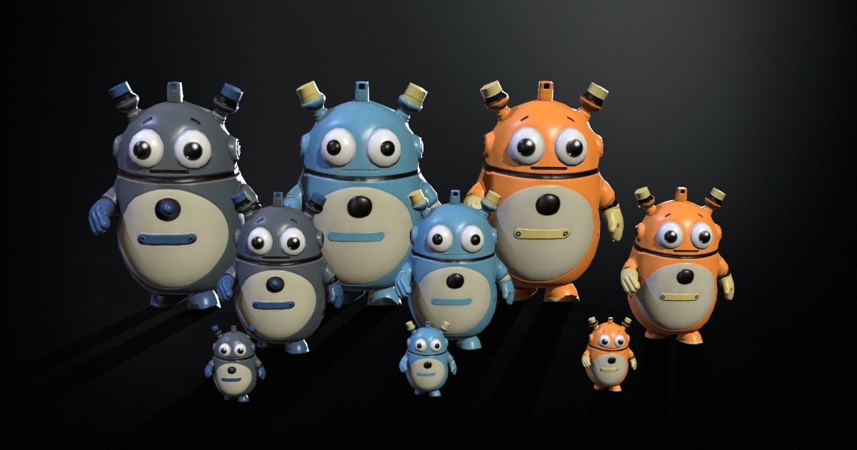 Minirobotic4pack2 | 3D Robots | Unity Asset Store