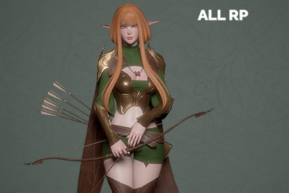 Elf Archer Girl Elowen