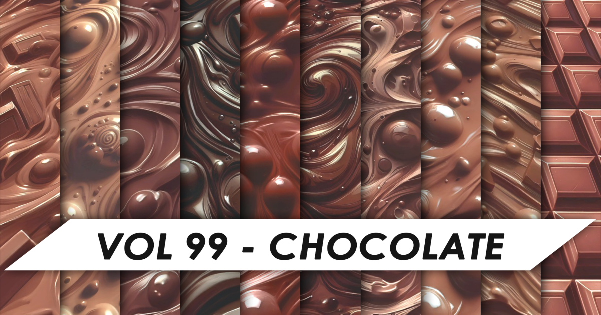 Chocolate Rapper Texture Stylized Textures - Vol 99 - Chocolate | 2D Textures & Materials ...