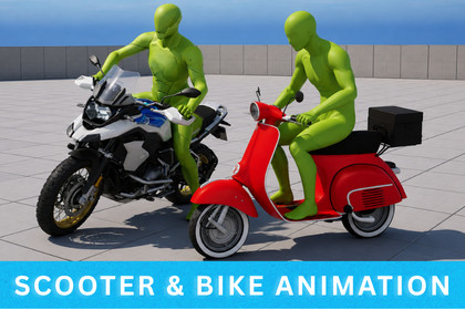 Scooter & Bike Animation