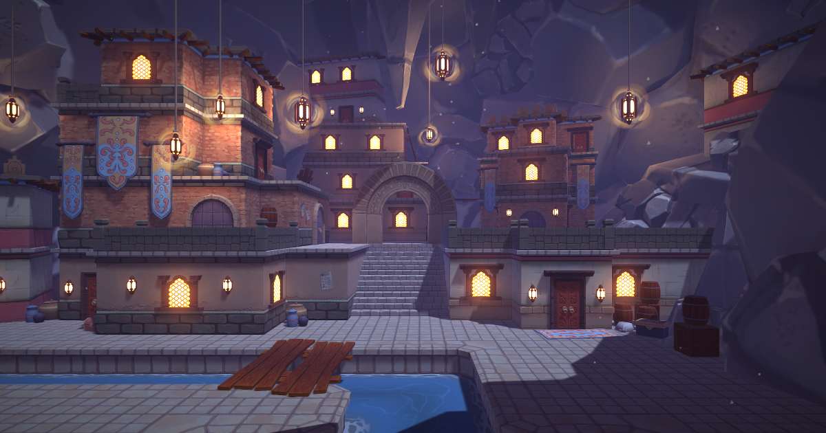 Modular Cave Village | 3D Fantasy | Unity Asset Store