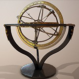 Antique Astrolabe Armillary Sphere – Vintage Astronomical Instrument
