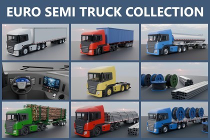 Euro Semi Truck Collection