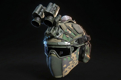 Tactical Helmet With Night Vision System C