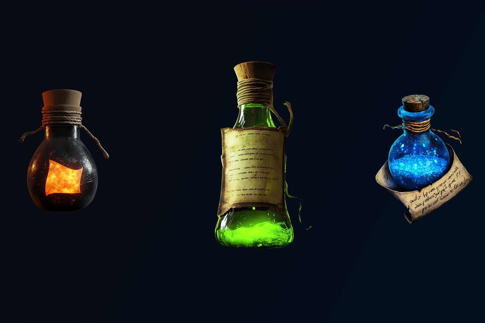 NHC - Mystic Elixirs | 2D Icons | Unity Asset Store